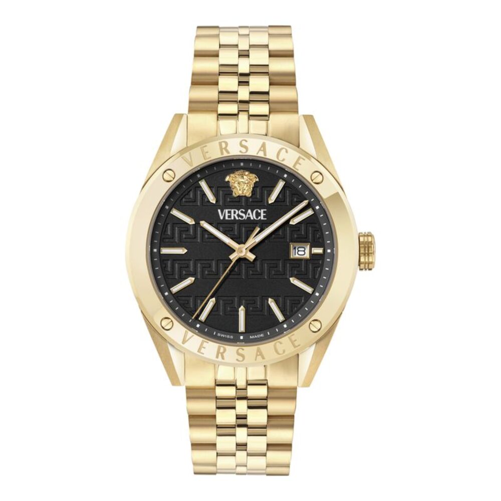 Versace Athletic Bracelet Watch Gold Mens
